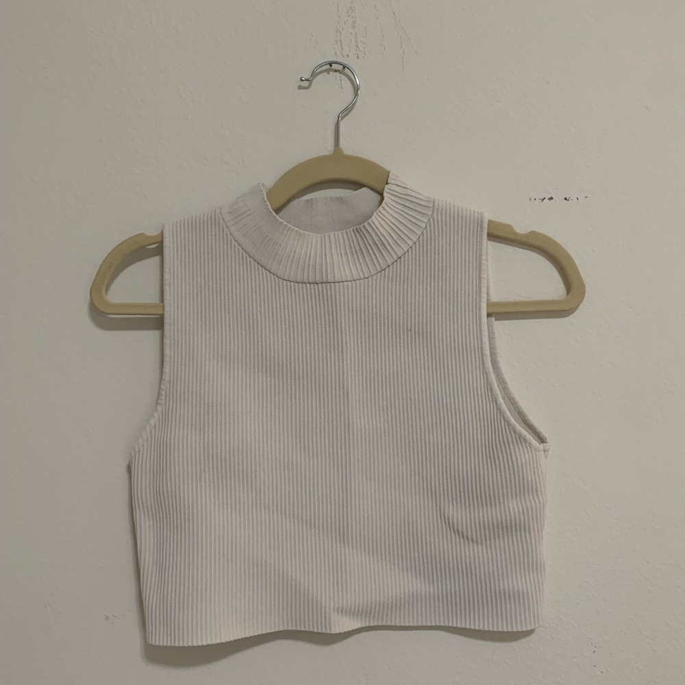 Glassons Mockneck Crop Top